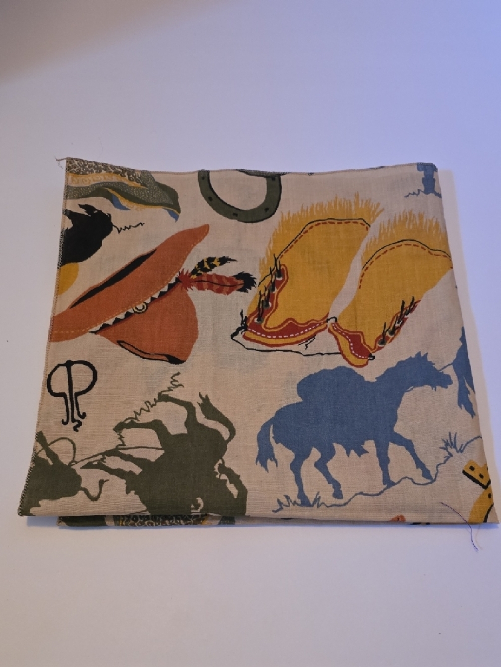 Western Cowboy Themed Bandana